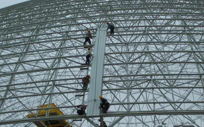 郴州网架装配好以后应当留神哪八项验收事件